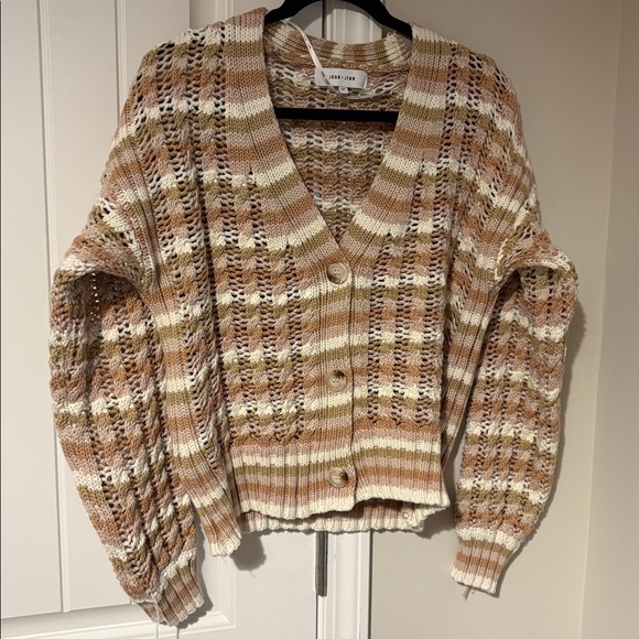 John + Jenn Sweaters - John + Jenn Crochet Cardigan
